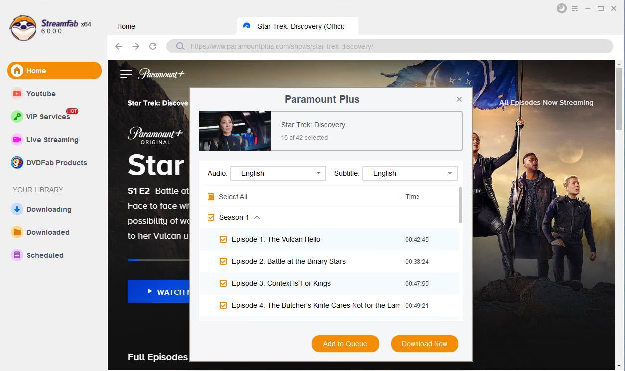 paramount plus error code 3205:Bonus: How to Download Your Favorite Shows from Paramount Plus?