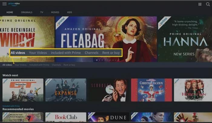 Amazon Prime Video gekaufte Filme herunterladen über Amazon App