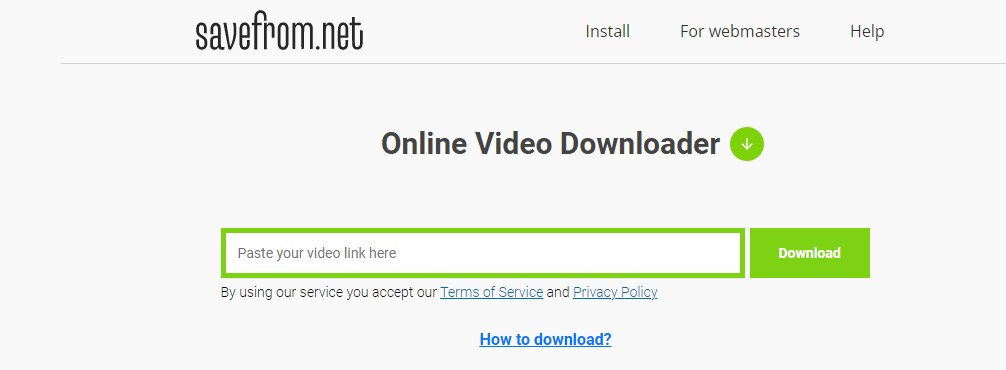 video downloader for android: Savefrom.net