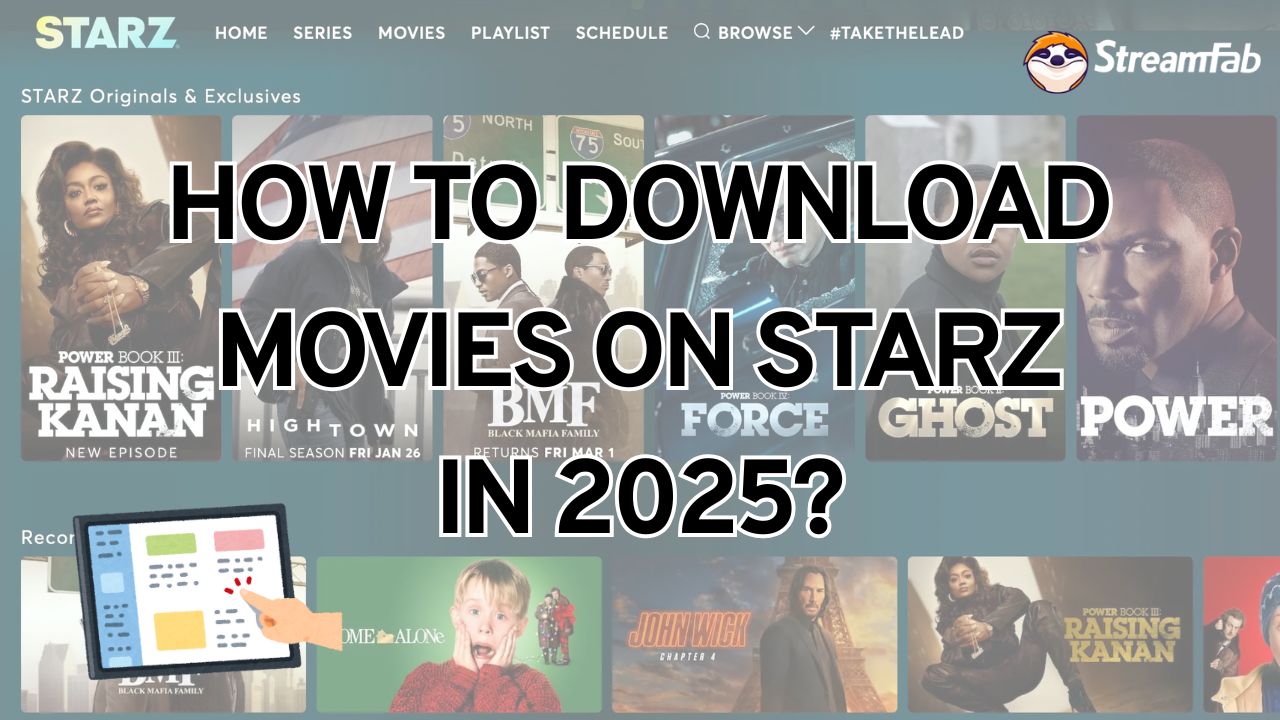 how to download movies on starz