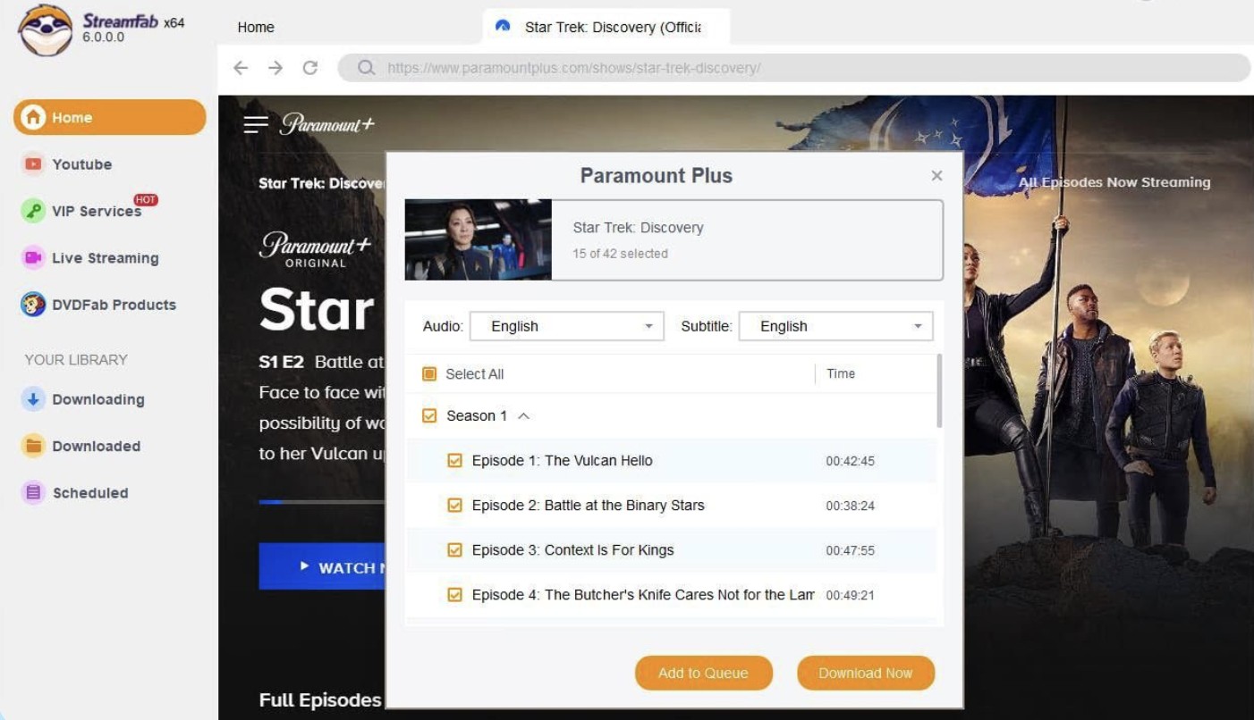 how to record paramount plus: steps to use streamfab