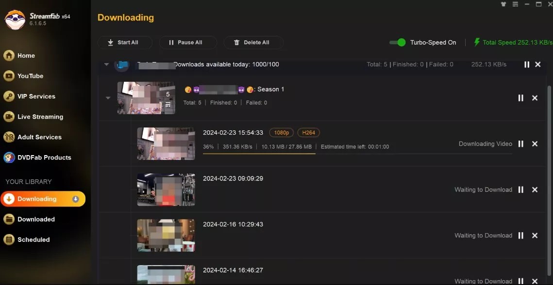 best bulk onlyfans downloader: streamfab step 1