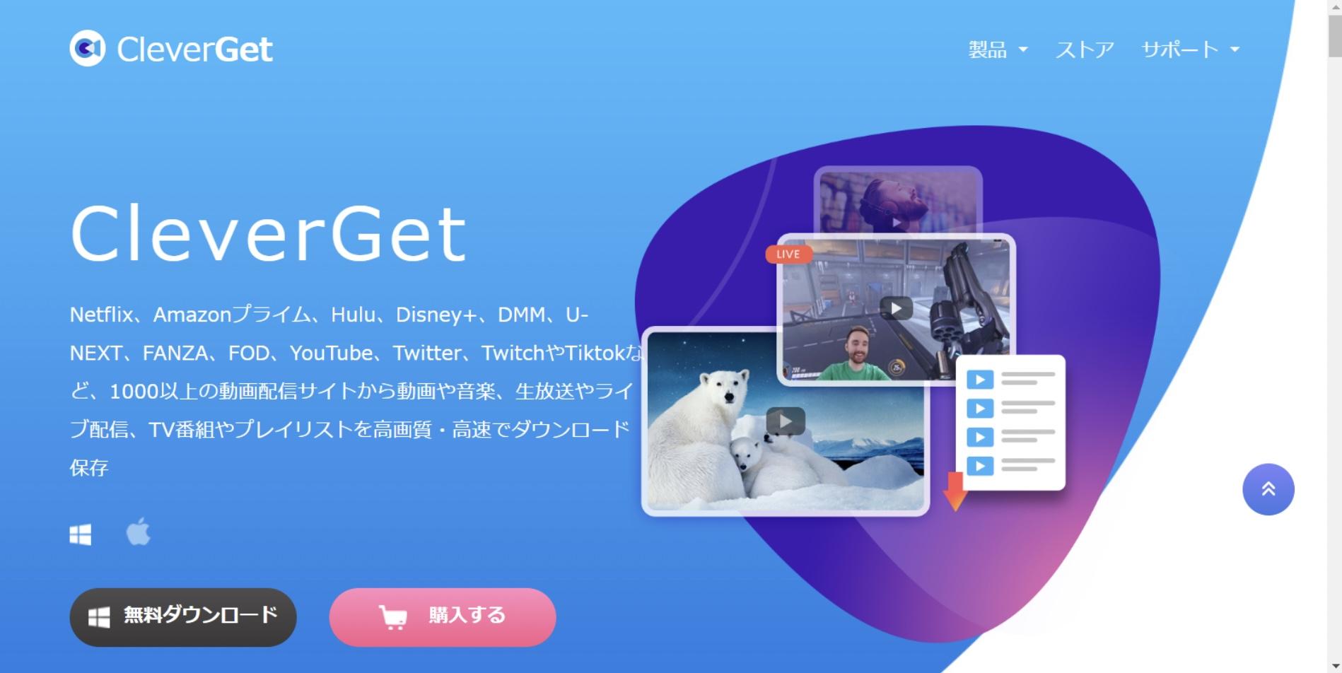 cleverget 使い方