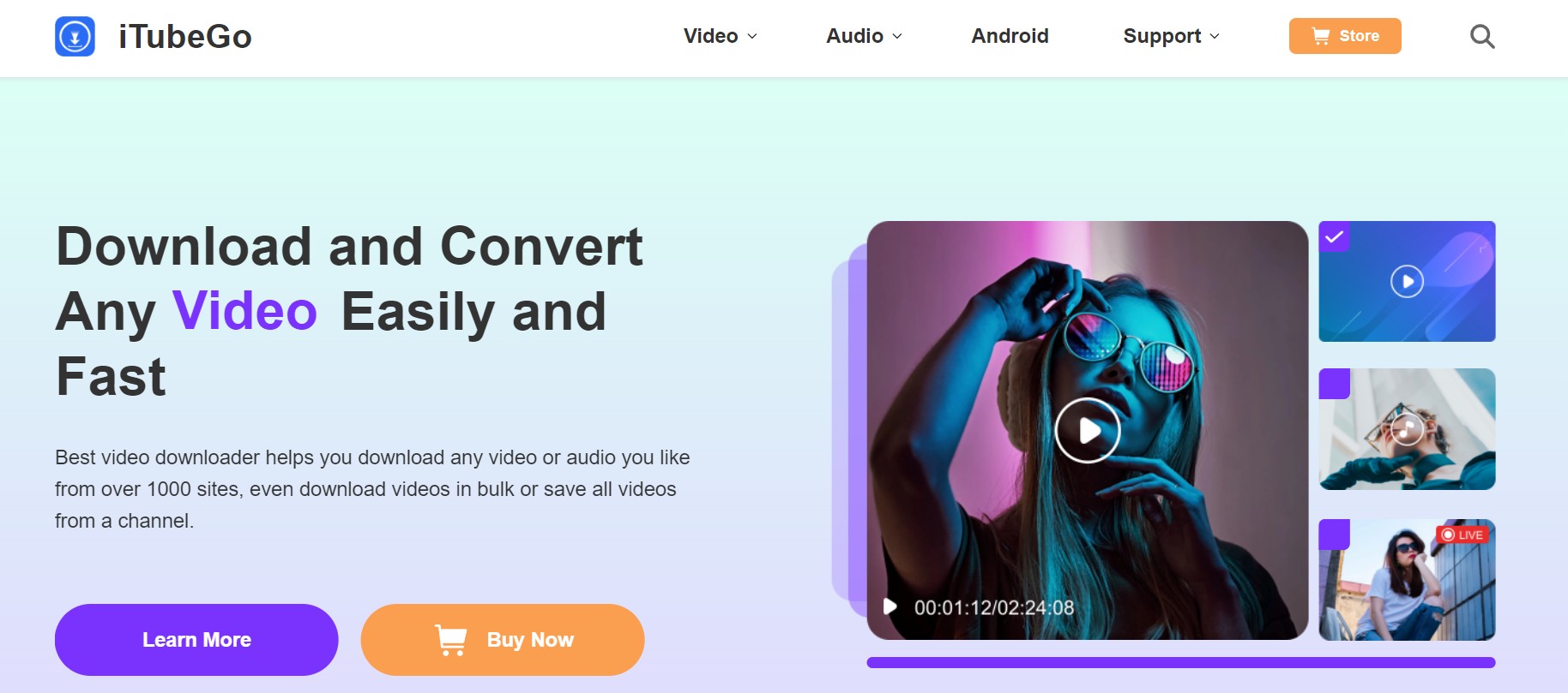 iTubeGo video downloader