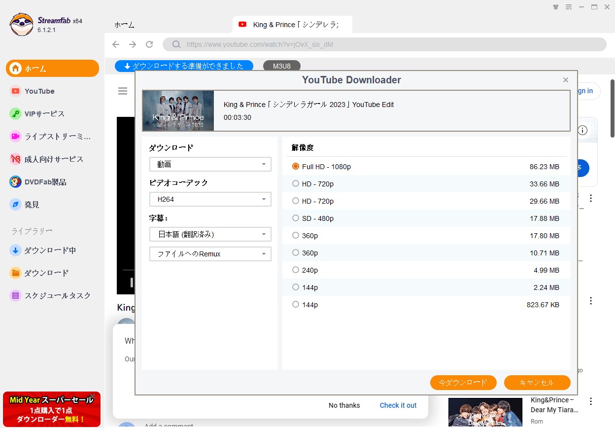 YTSaver 代替