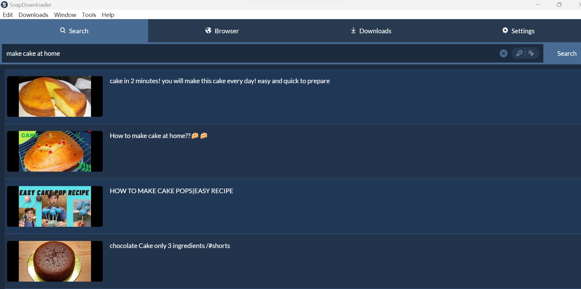 SnapDownloader Review: how to use step 5