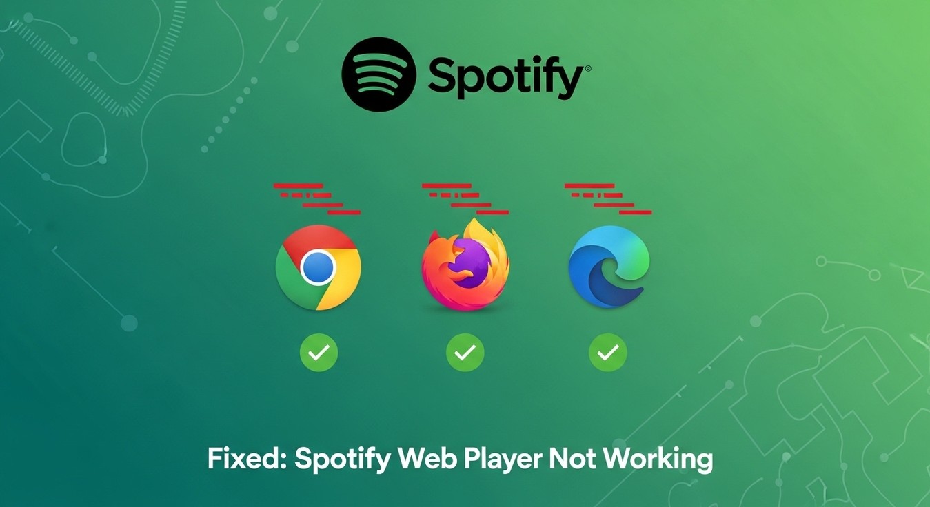 Fixed: Spotify Web Player Not Working on Chrome/Firefox/Edge
