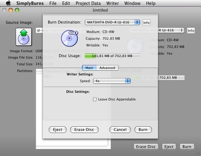Wie man eine abspielbare DVD auf dem Mac mit SimplyBurns brennt?