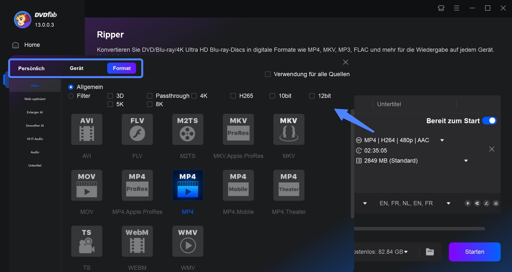 Wie man eine DVD mit DVDFab auf die Festplatte kopiert