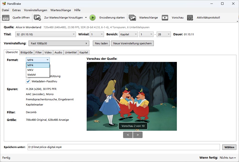 Handbrake: Die kostenlose Lösung zum Entfernen des DVD-Kopierschutzes