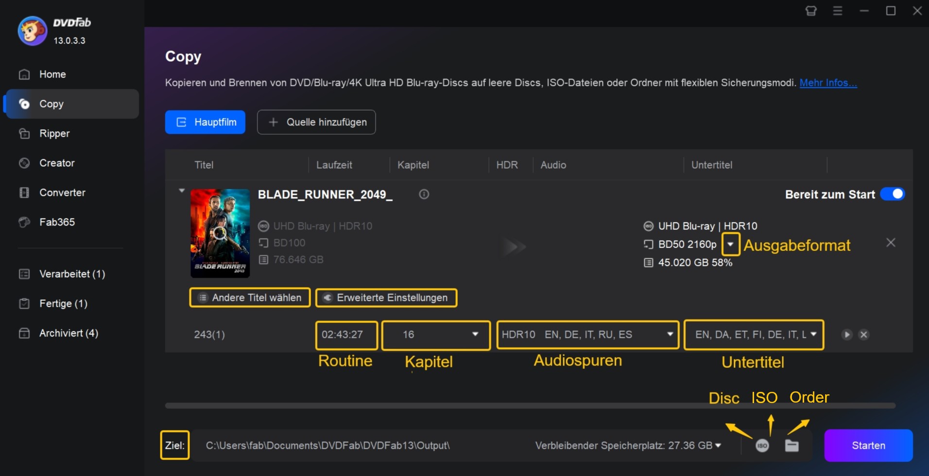 DVDFab UHD Copy