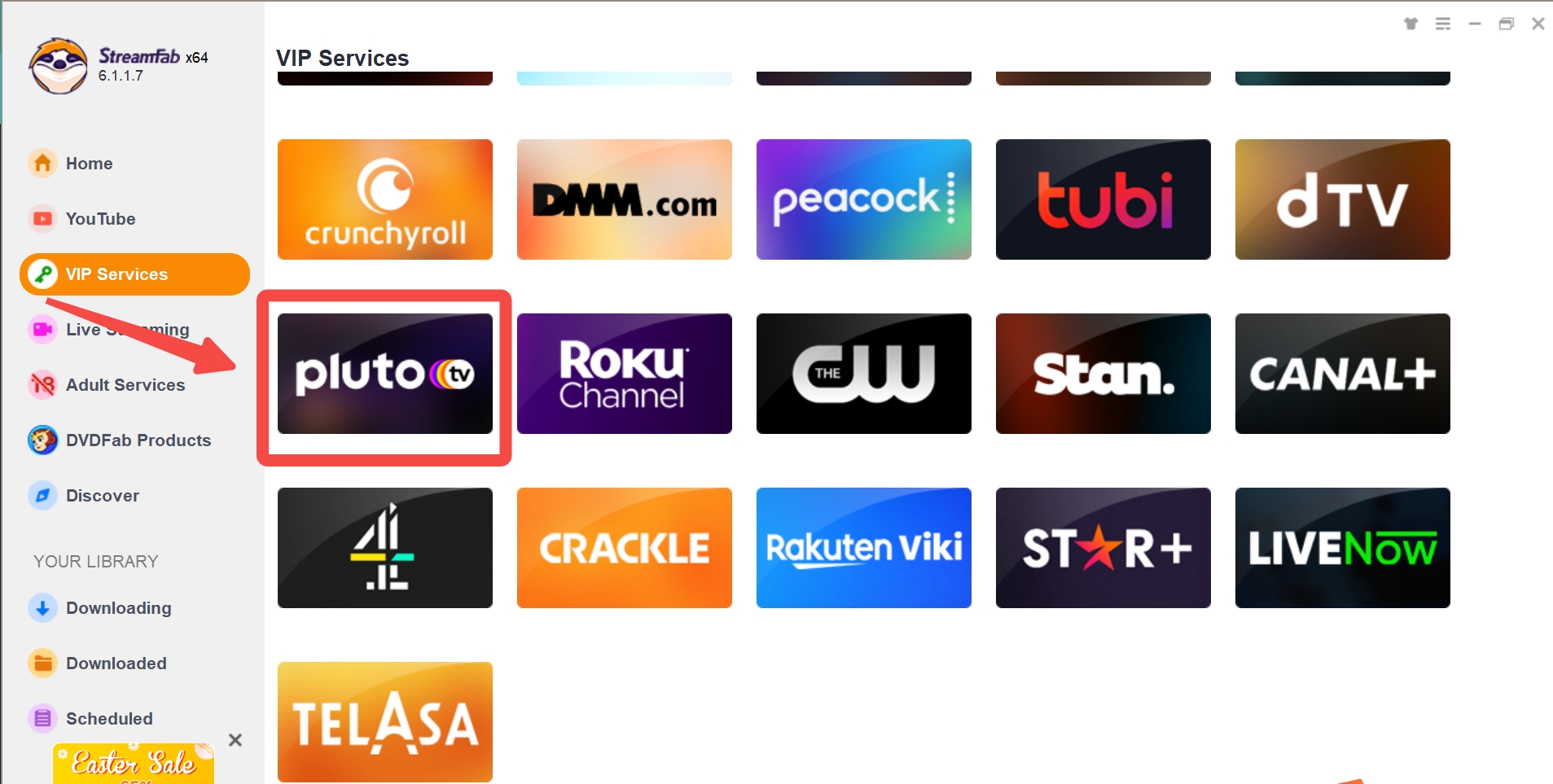 pluto tv not working: download Pluto TV content