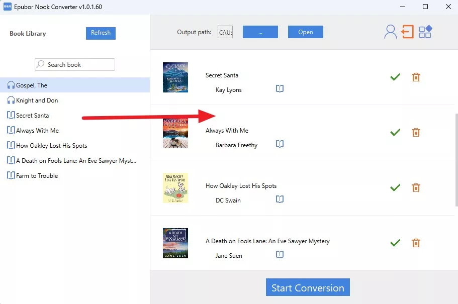 how to download books on nook