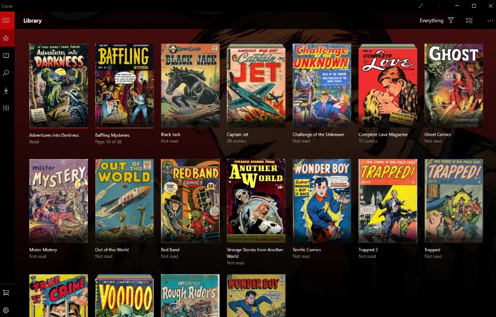 Cover: Comics and EPUBs in a Vibrant Package