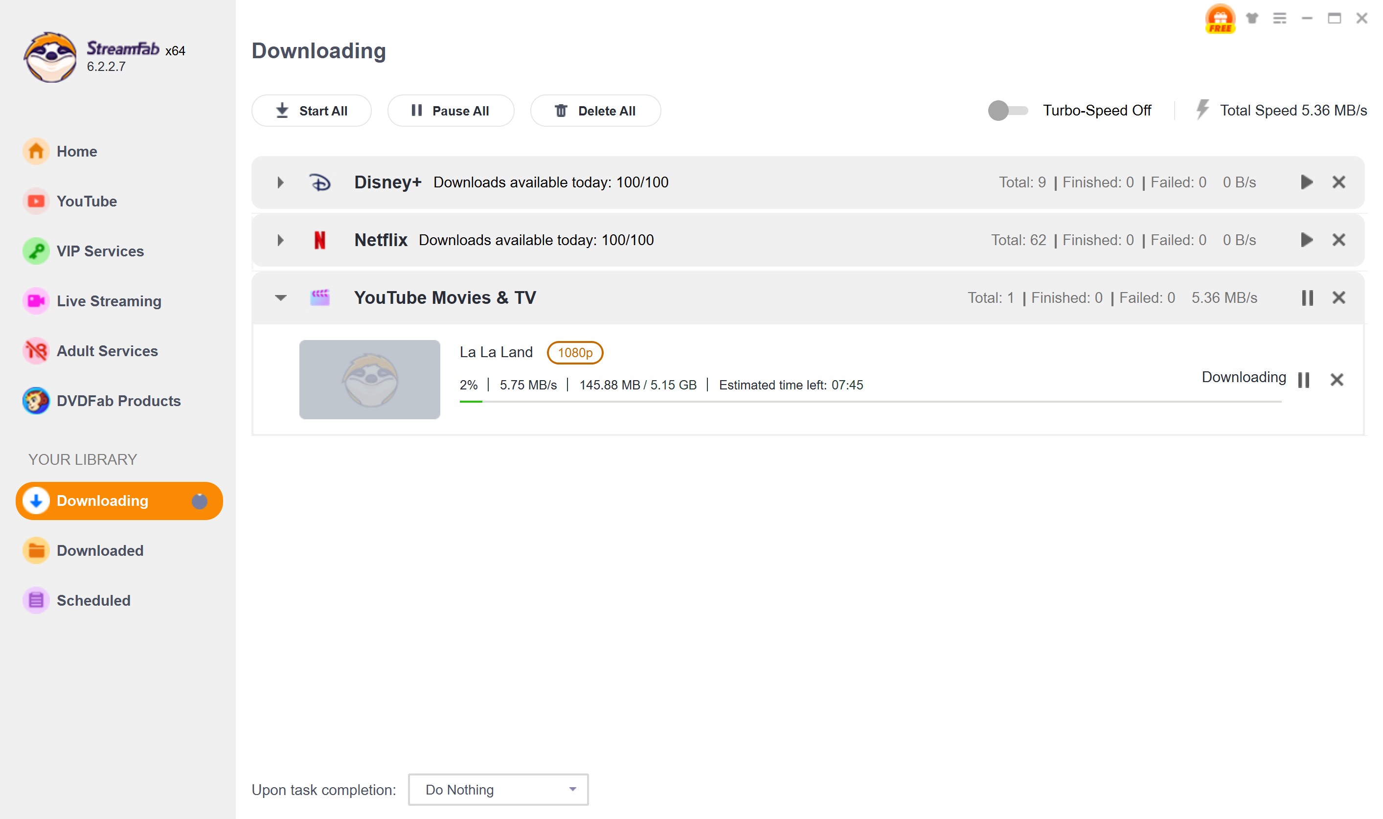 how to download romantic movies on youtube with StreamFab