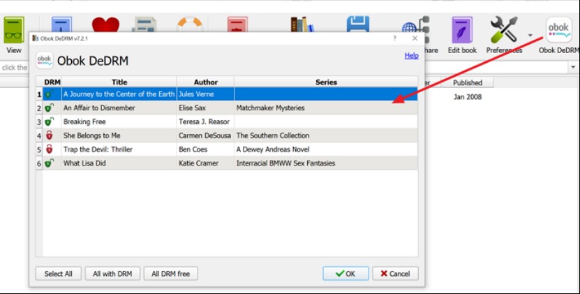 Comment utiliser le plugin DeDRM pour Calibre Obok ?