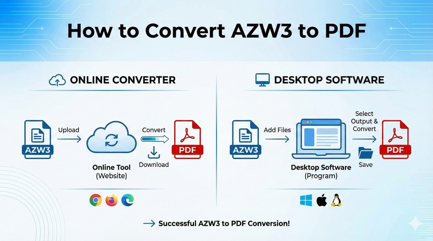convert azw3 to pdf