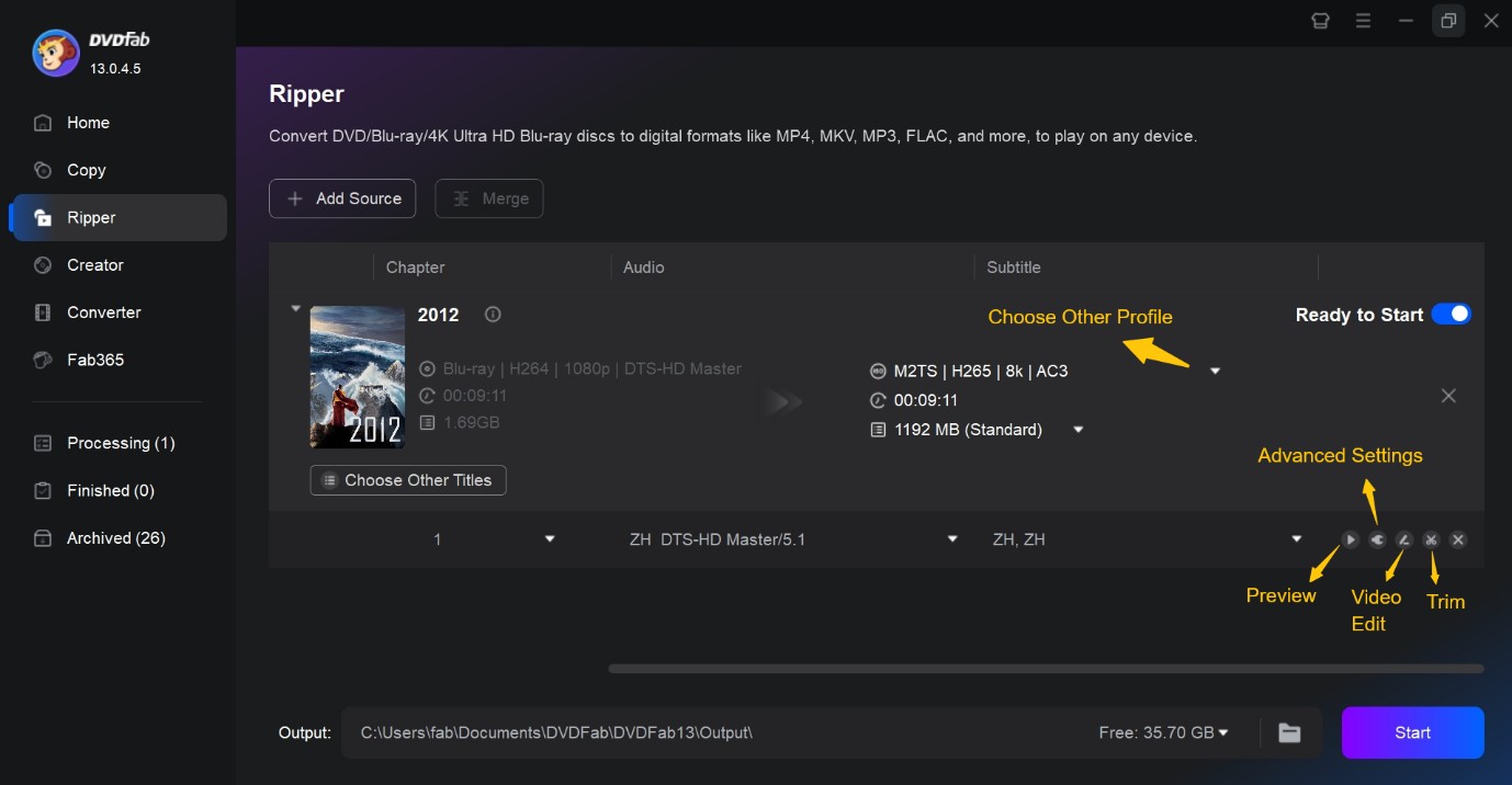 How to Rip DVD to USB using DVDFab DVD Ripper