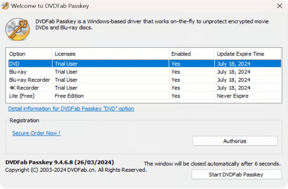 How to rip copyrighted DVD with Passkey for DVD