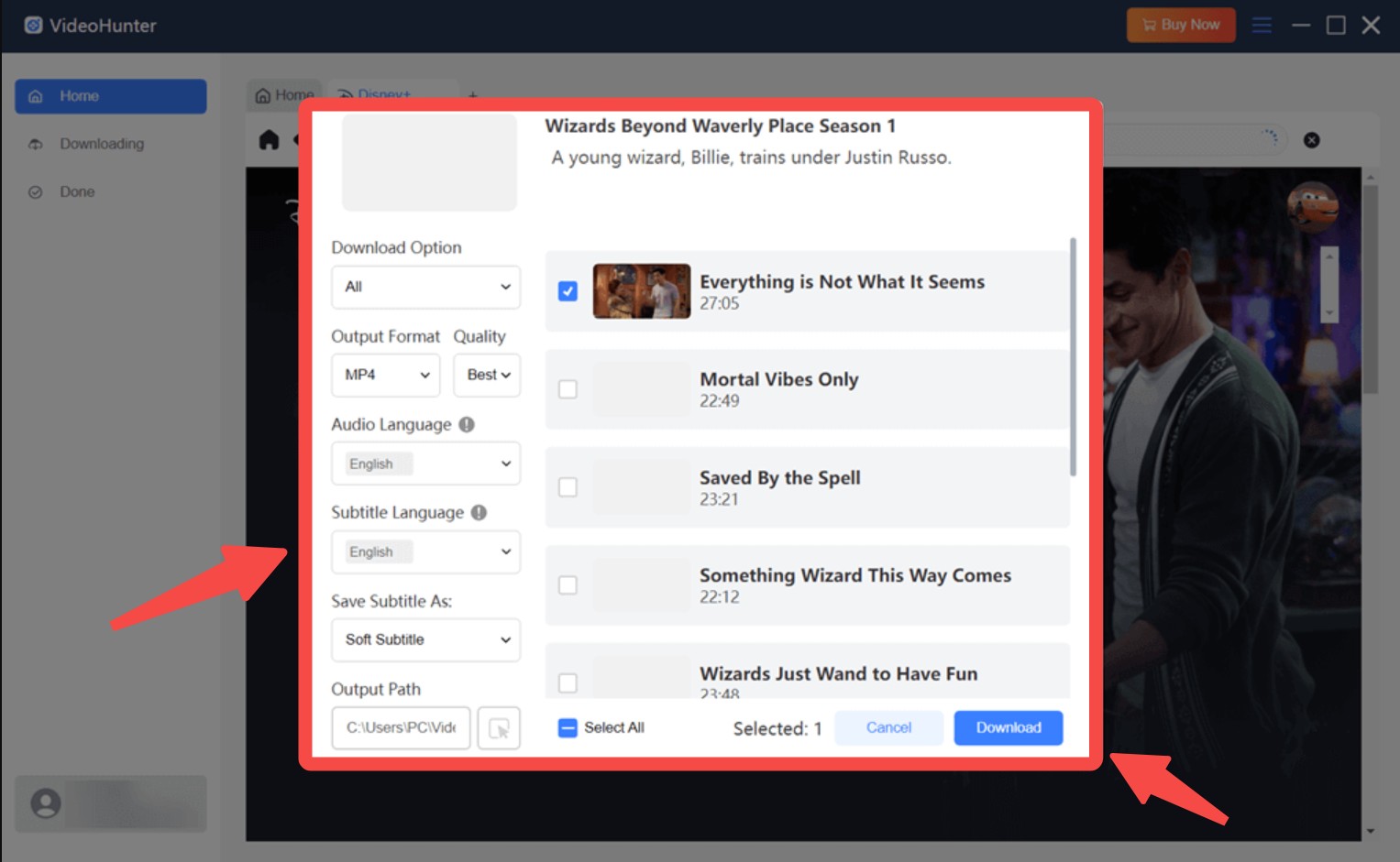 download videos with disney downloader