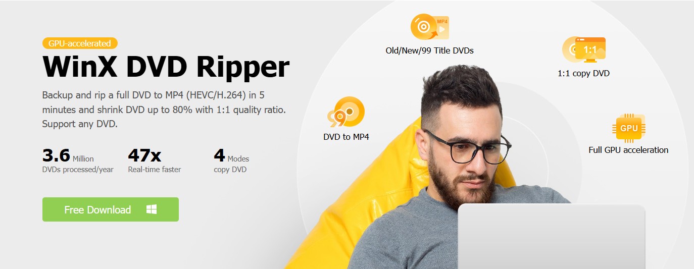 How to Rip DVD to AVI with WinX DVD Ripper for Free?