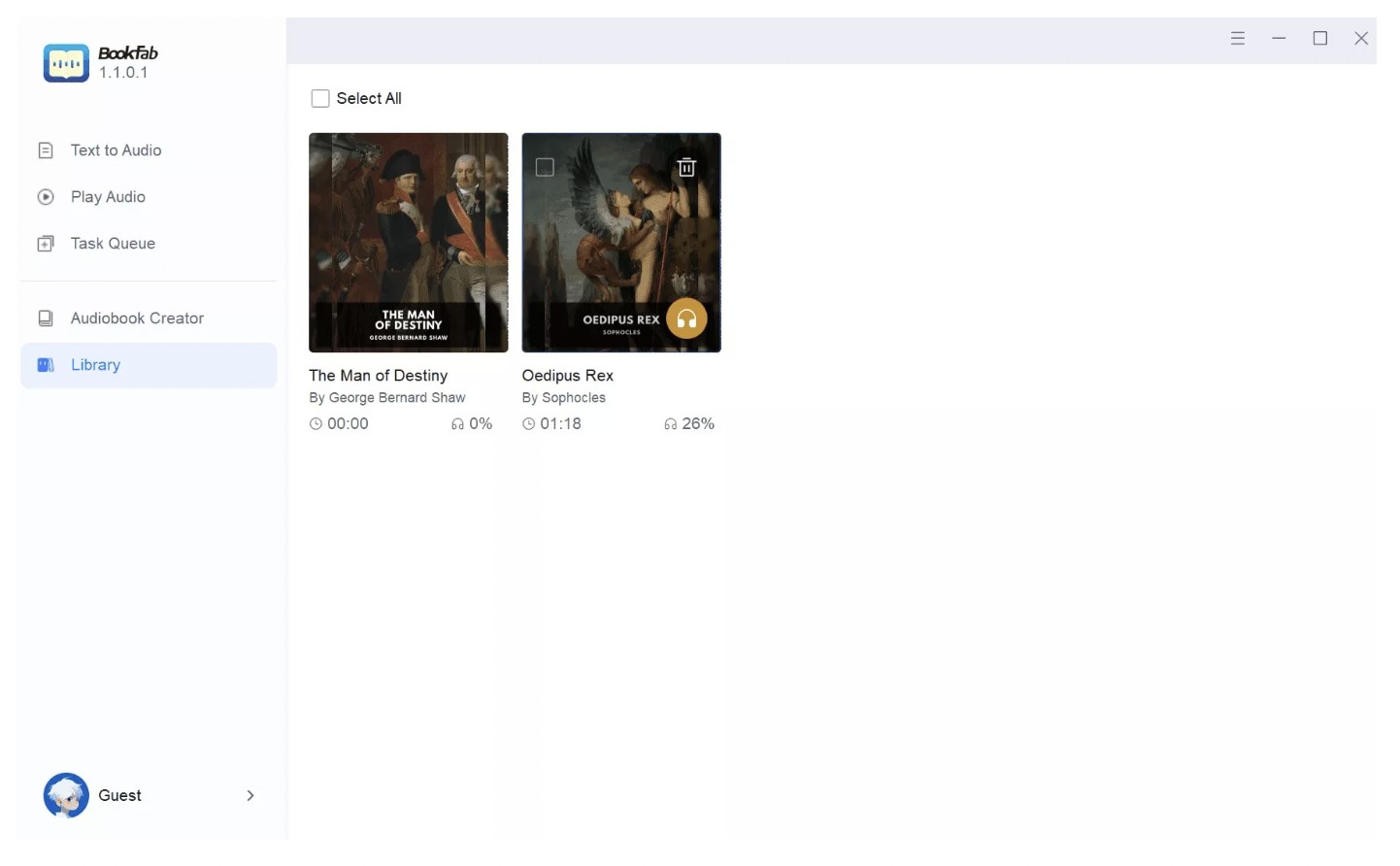 Étapes pour convertir un fichier EPUB converti en livre audio M4B