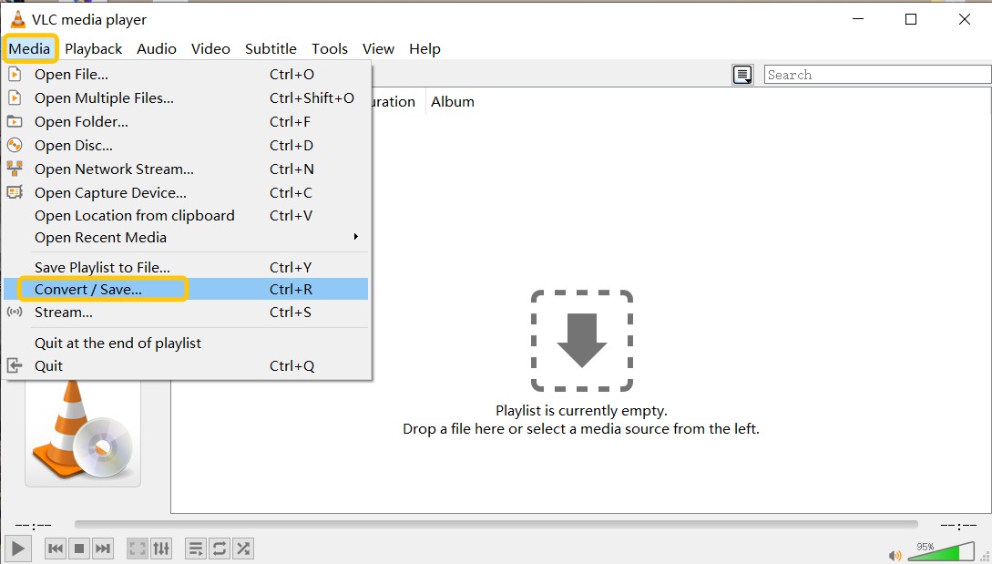 How to convert VOB to MP4 by VLC Media Player