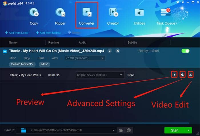 Convertir MKV en MP4 en ligne gratuitement: