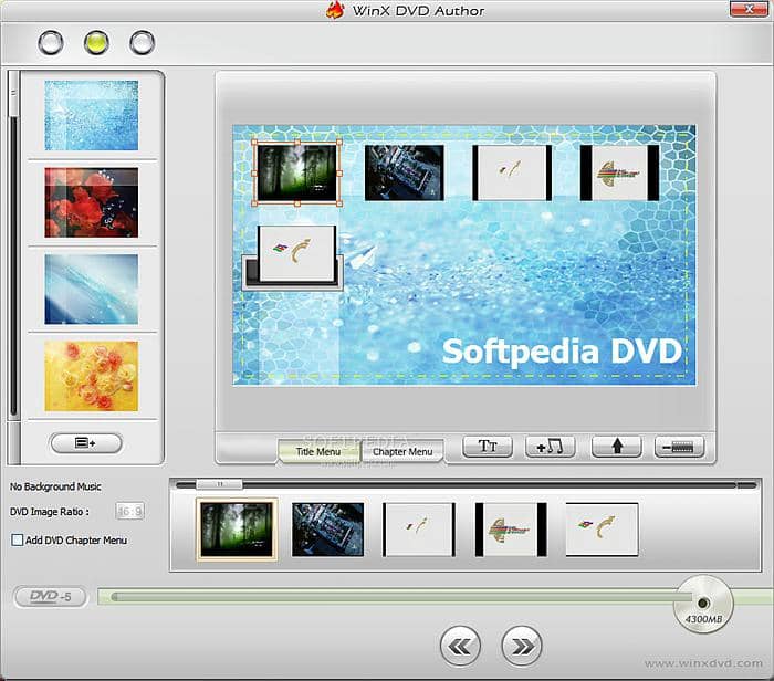 WinX DVD : Graver un DVD avec menu prosonnalisé