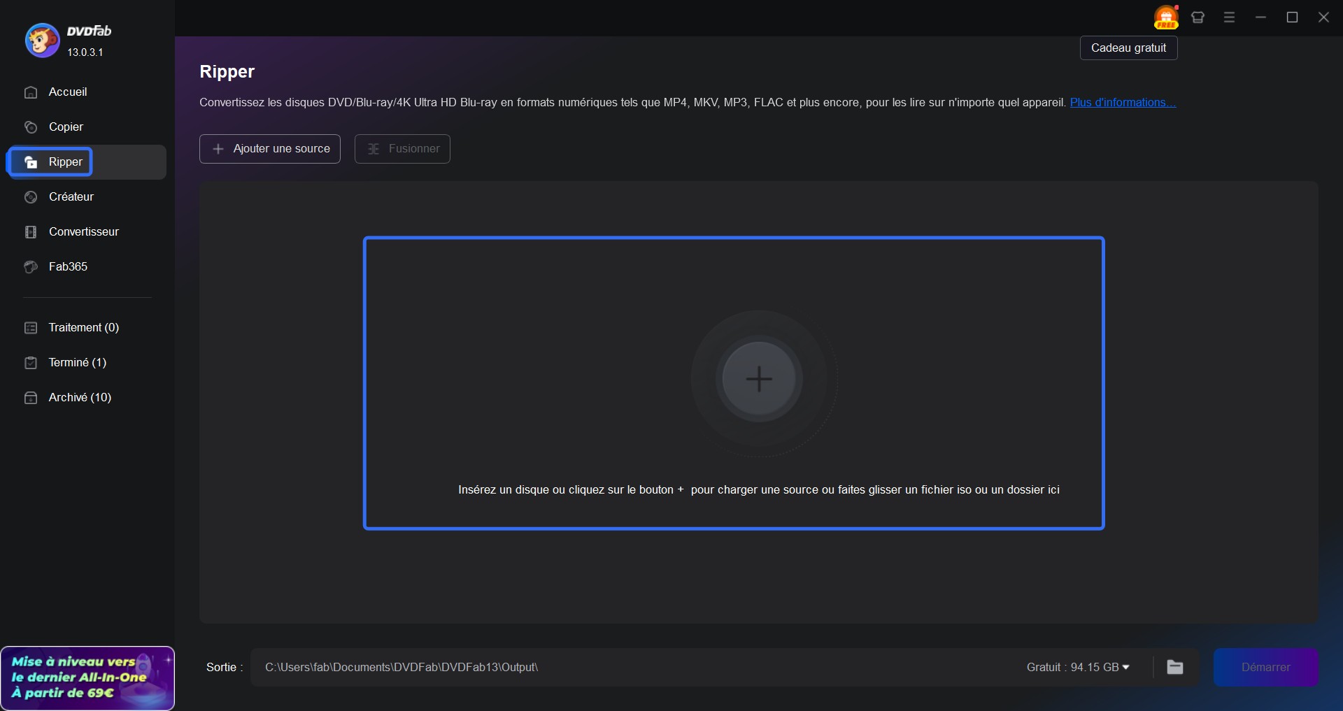 Comment utiliser DVDFab pour supprimer les codes région des DVD ?