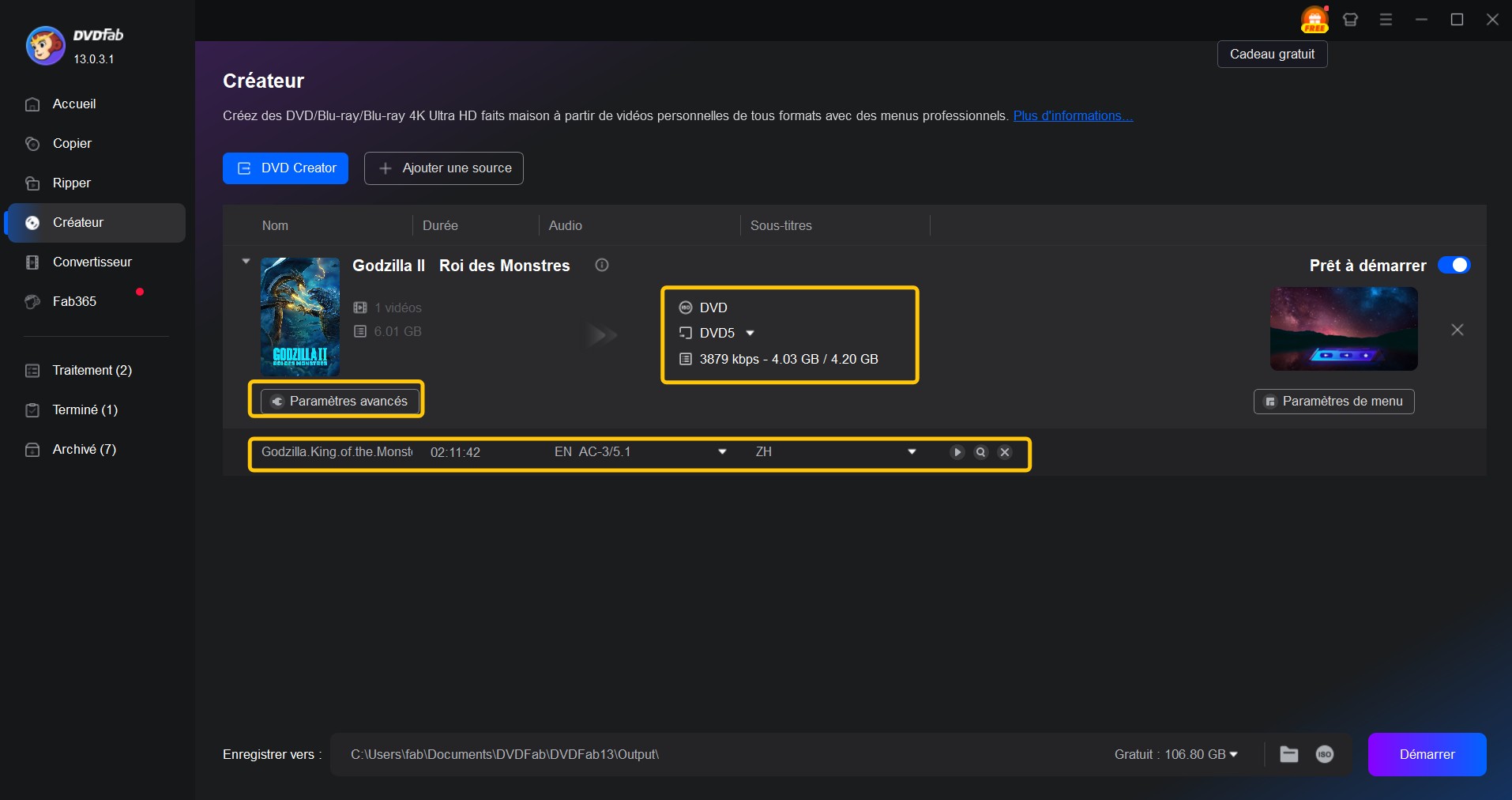 Créez des DVD à partir de vidéos iPhone avec DVDFab