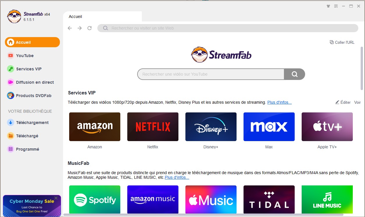 Convertissez TikTok en MP4 avec StreamFab YouTube Downloader