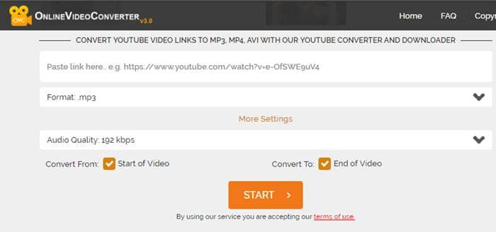 les meilleurs convertisseurs vidéo en ligne 2022:1. OnlineVideoConverter.com