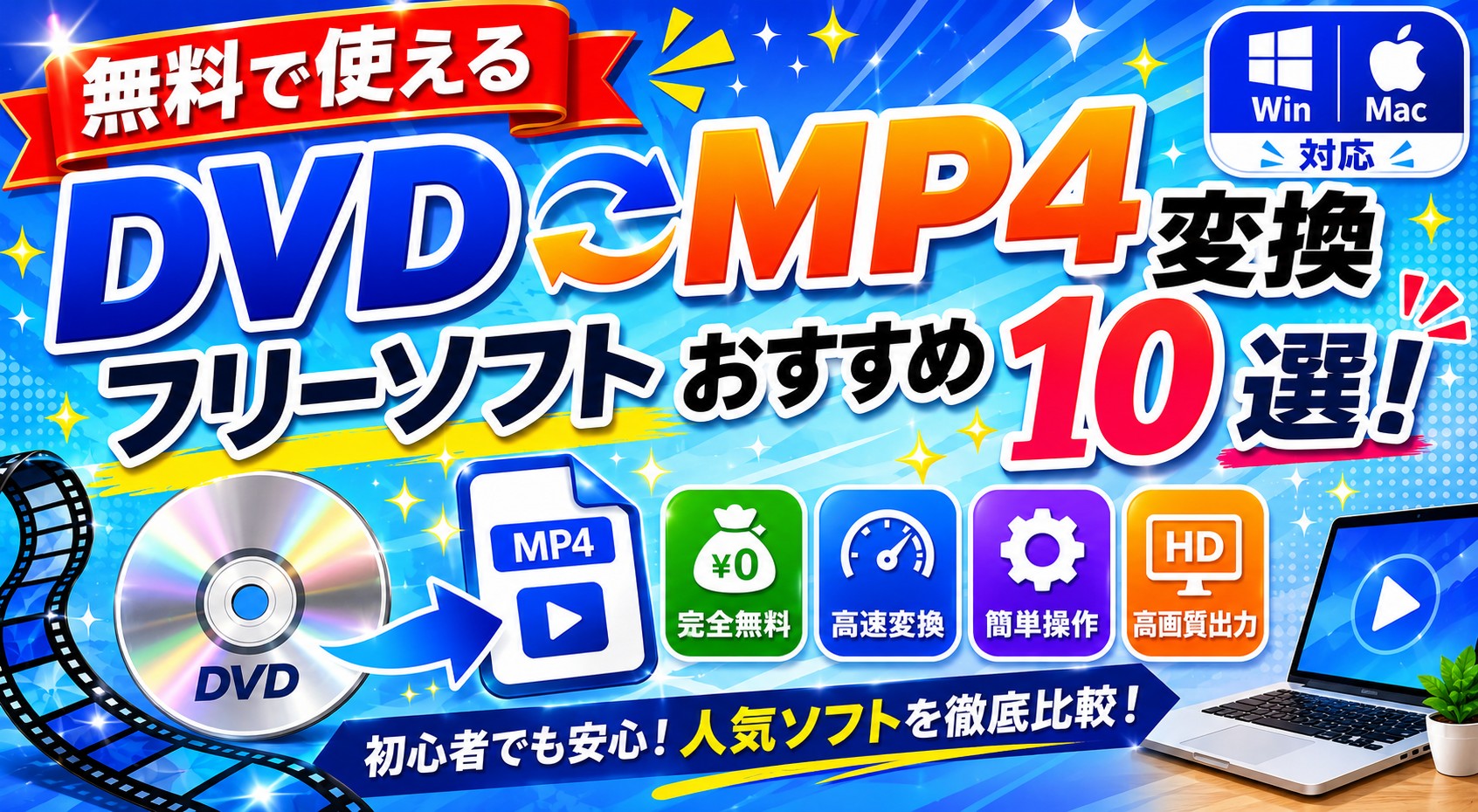 dvdをmp4に変換