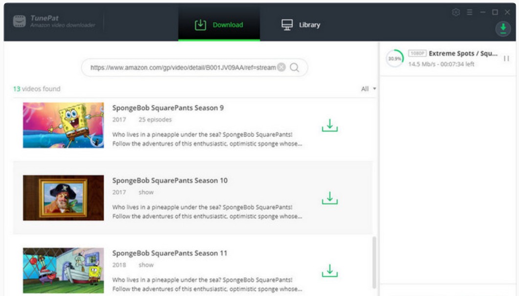 Tunepat Amazon Video Downloaderの使い方