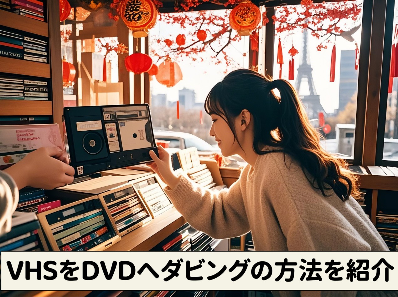 VHSビデオテープをDVDにダビングする方法をご紹介!思ったより簡単!