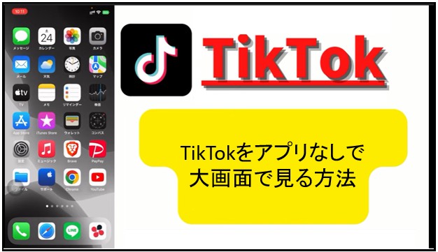 TikTokをアプリなしで見る方法は？ブラウザやログインしないで見る方法を公開！
