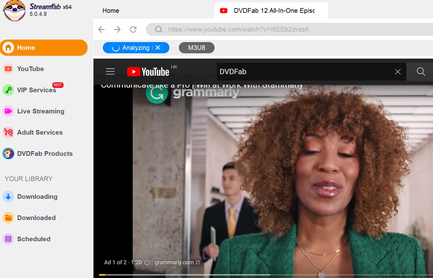M3U8下載器：1.適用於Windows和Mac的M3U8下載器：StreamFab M3U8下載器