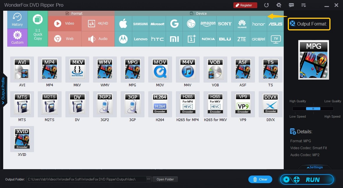 Étapes pour utiliser WonderFox DVD Ripper