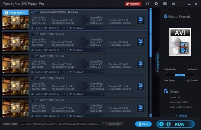 ripper un dvd avec Wonderfox DVD Ripper