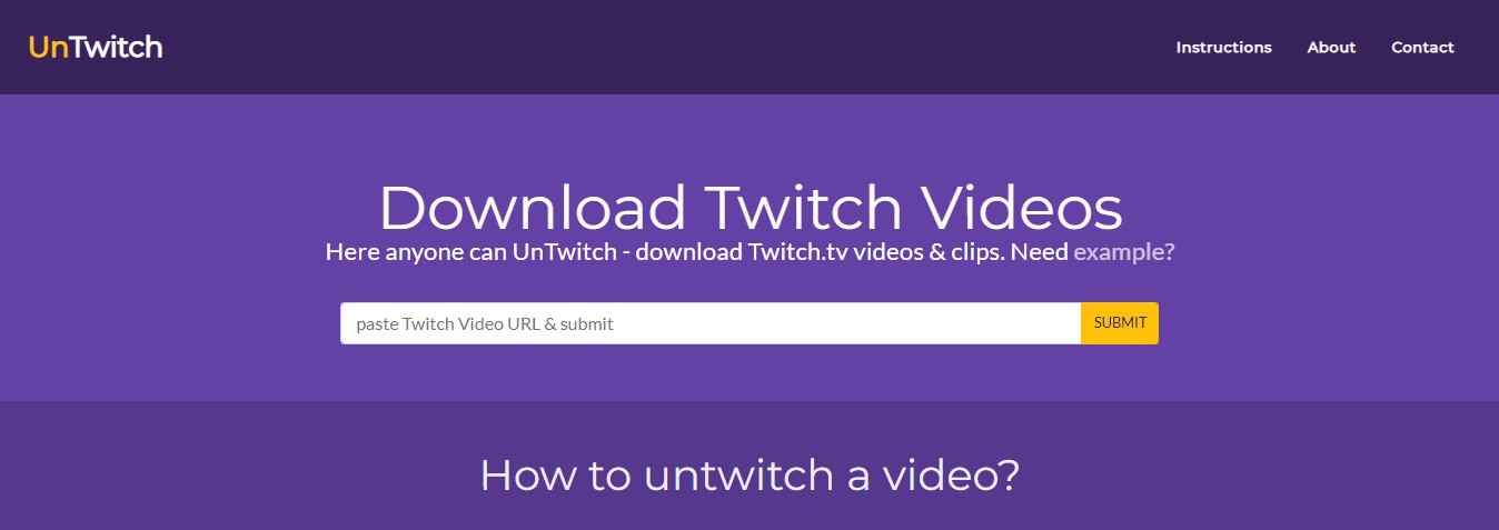 Twitch下載器：4) UnTwitch