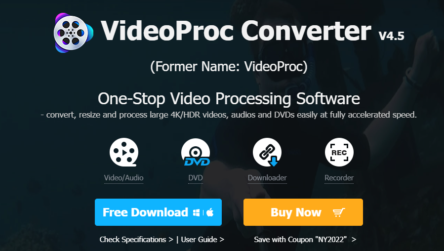 video compressor app videoproc