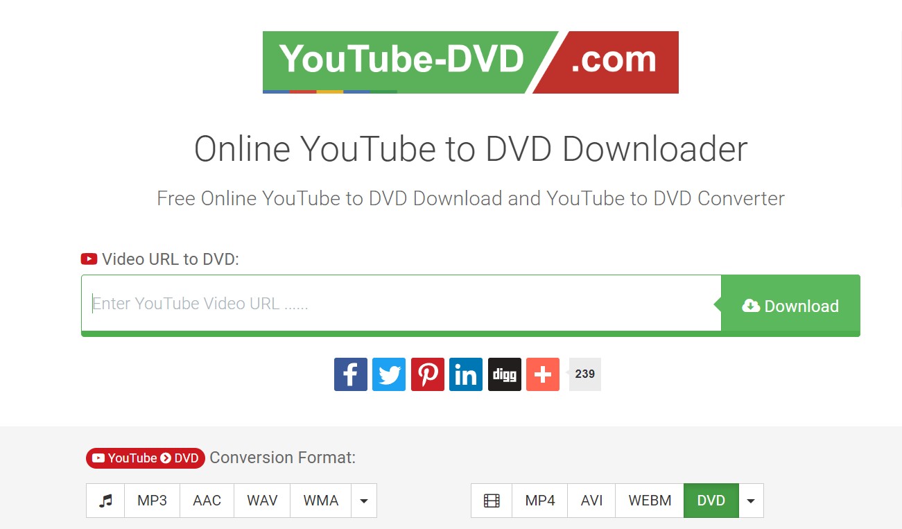 YouTube to DVD Converter Online