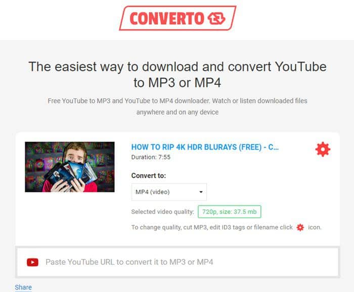 線上YouTube轉MP4轉換器和下載器應用程式