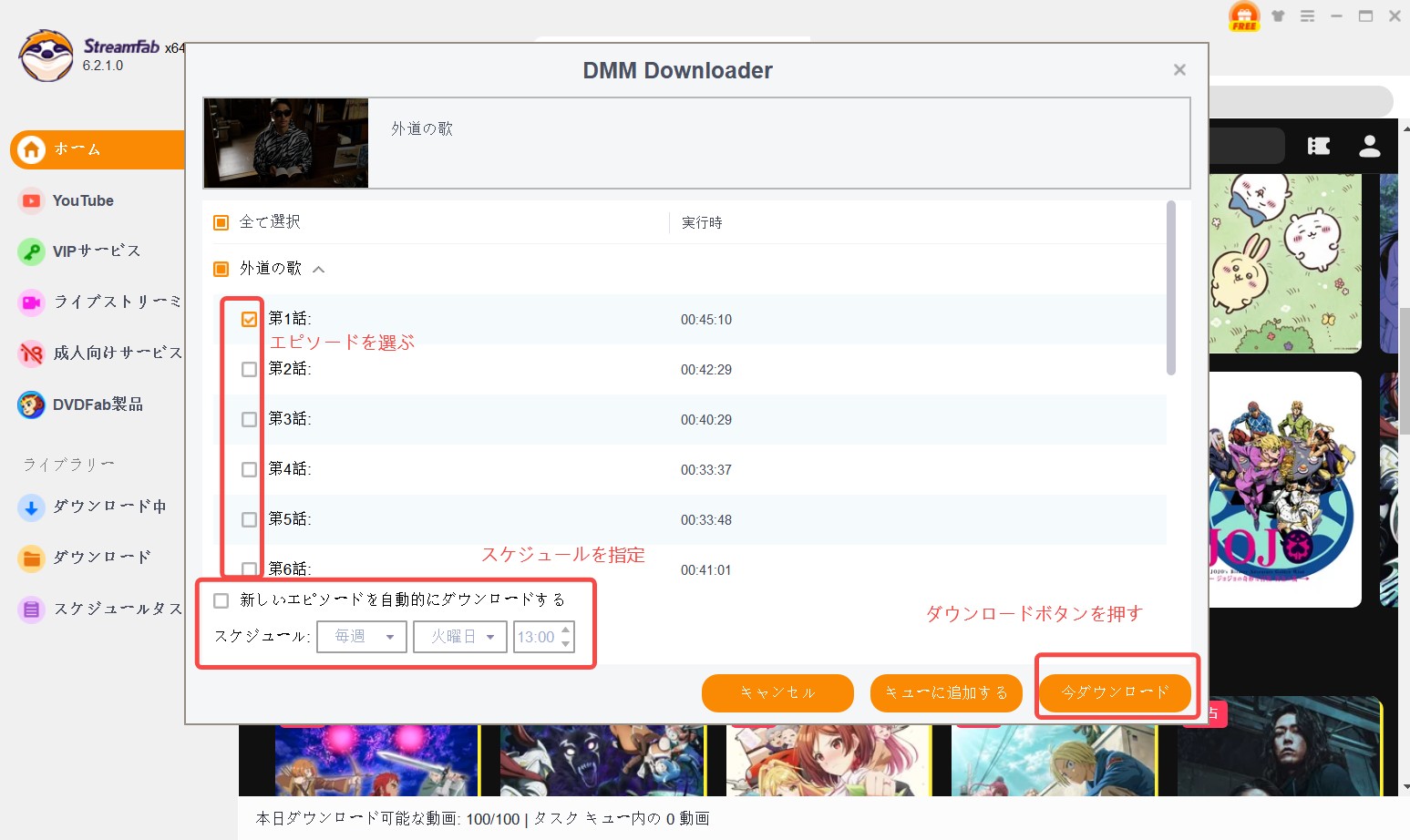 StreamFab DMM下載器
