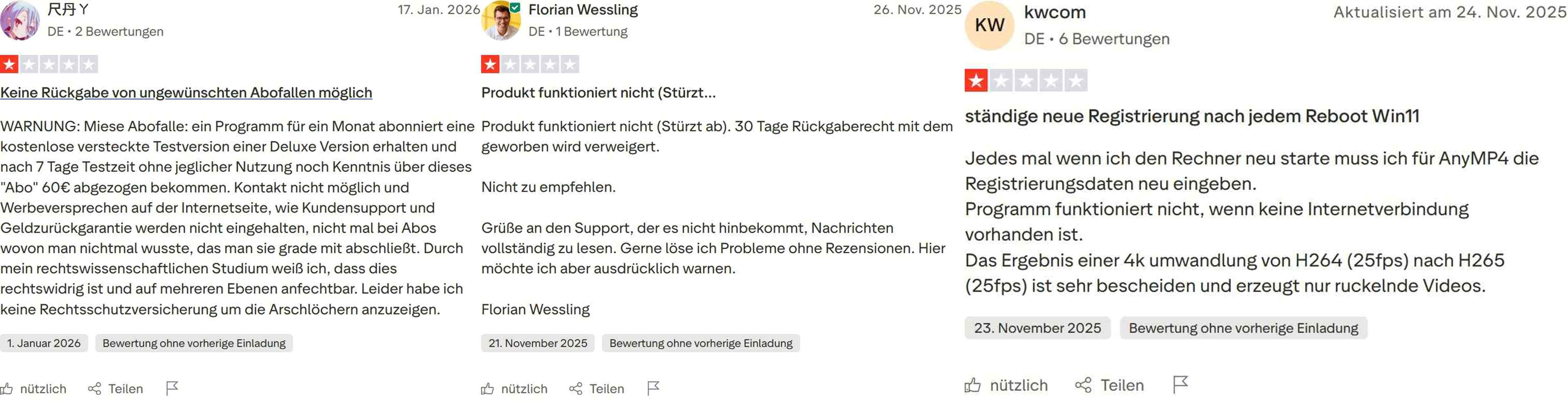 Die bittere Pille: Was Nutzer im Jahr 2026 berichten