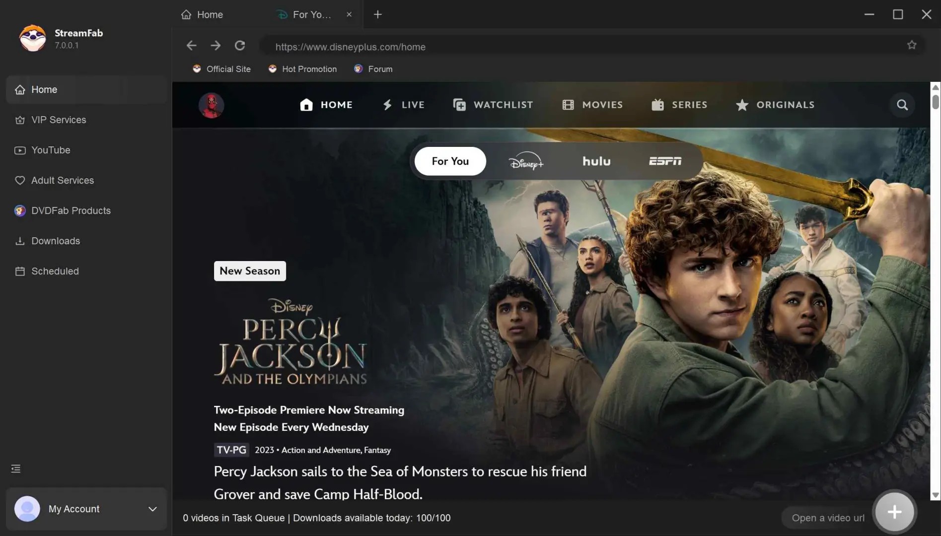 StreamFab Disney Plus Downloader: 4k Disney+ Downloads mit kostenloser Testversion!