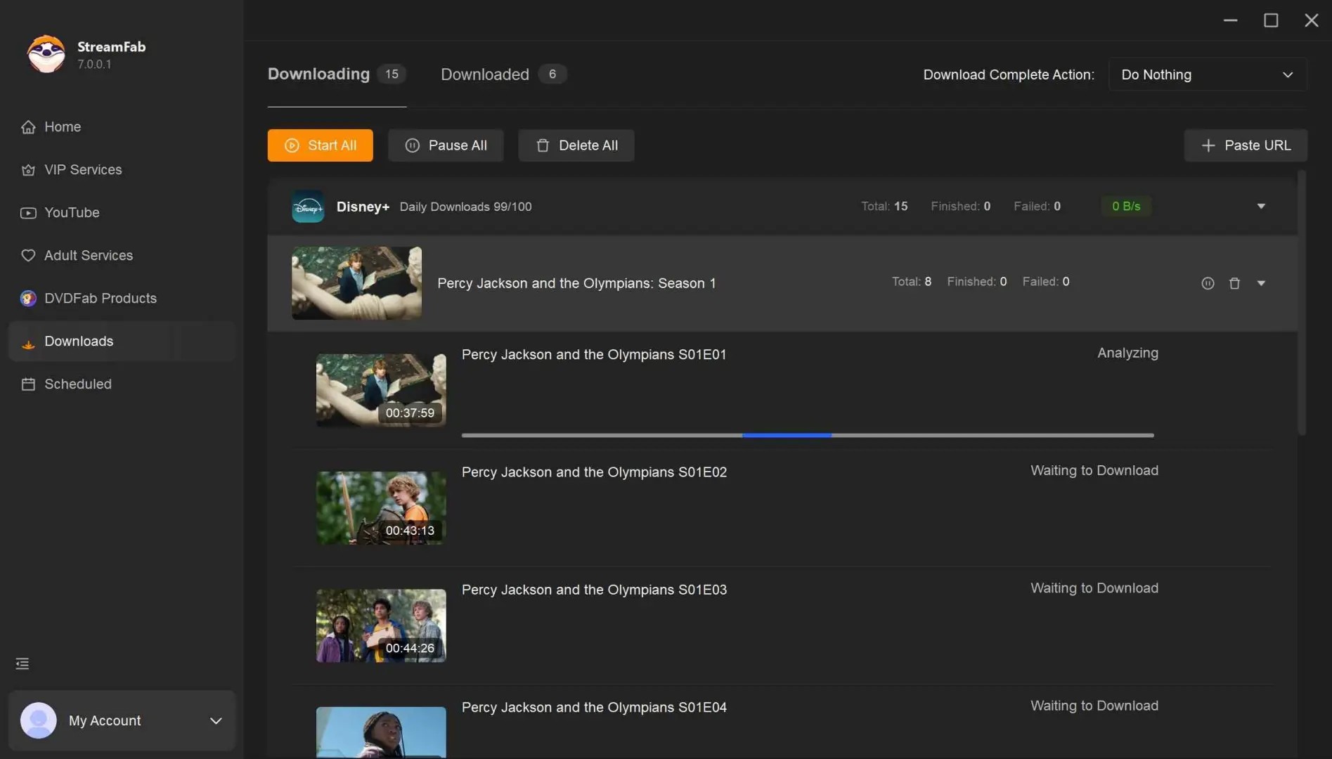 Schritte, um Disney Plus offline mit StreamFab zu schauen