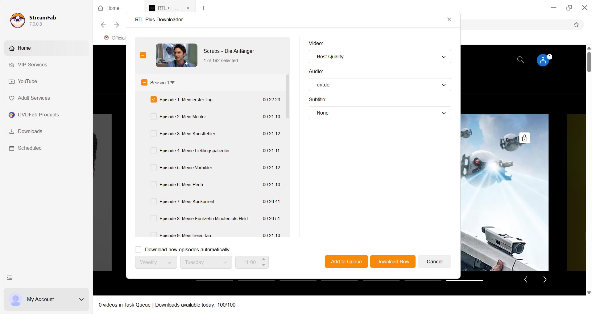 StreamFab RTL+ Downloader: Download-Prozess & Sicherheit