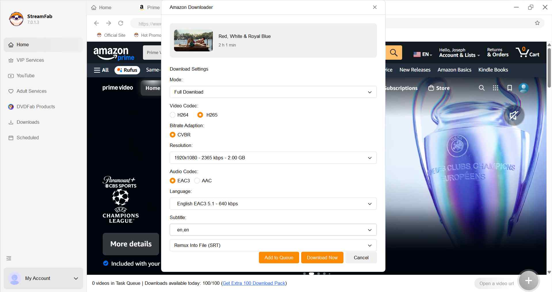 Alternative zu MovPilot: StreamFab Video Downloader
